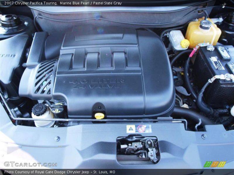 Marine Blue Pearl / Pastel Slate Gray 2007 Chrysler Pacifica Touring
