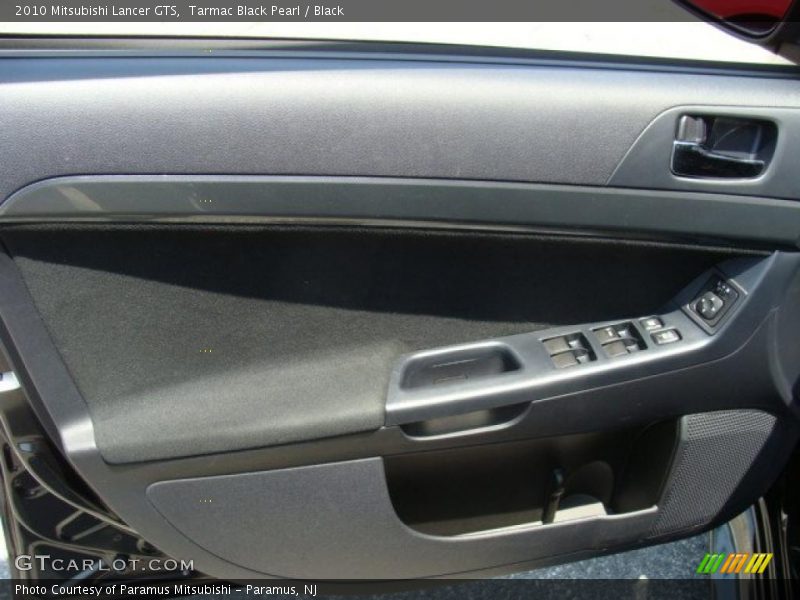 Tarmac Black Pearl / Black 2010 Mitsubishi Lancer GTS