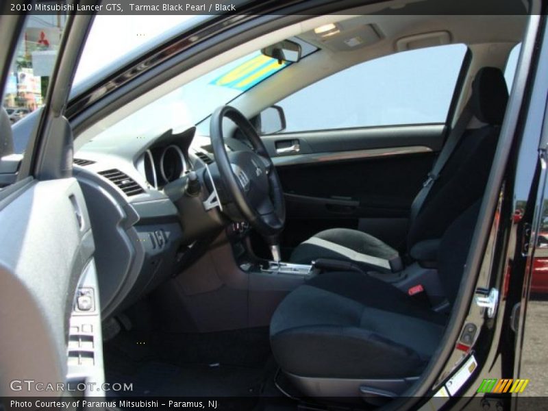 Tarmac Black Pearl / Black 2010 Mitsubishi Lancer GTS