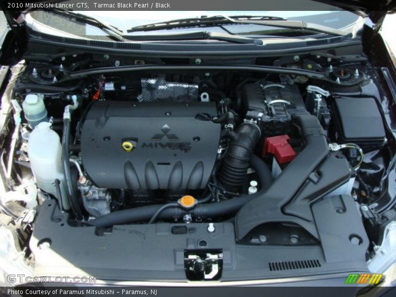 Tarmac Black Pearl / Black 2010 Mitsubishi Lancer GTS