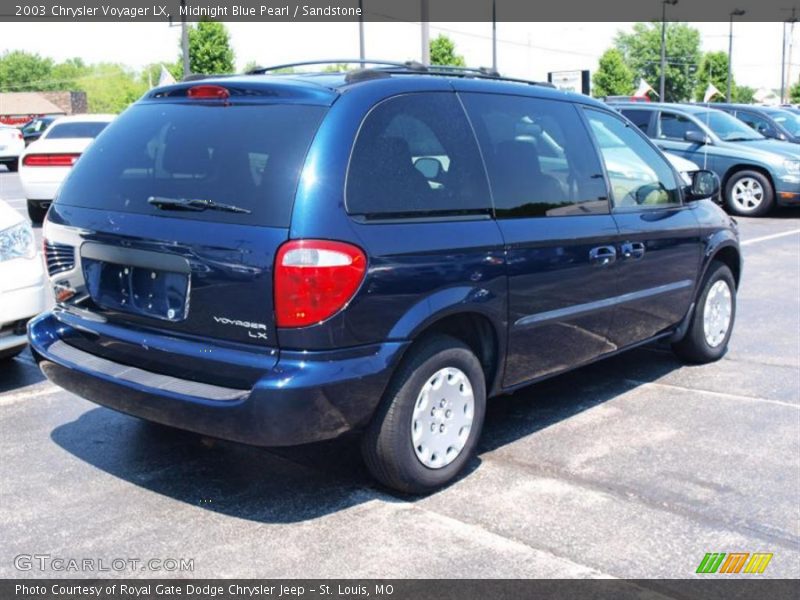 Midnight Blue Pearl / Sandstone 2003 Chrysler Voyager LX