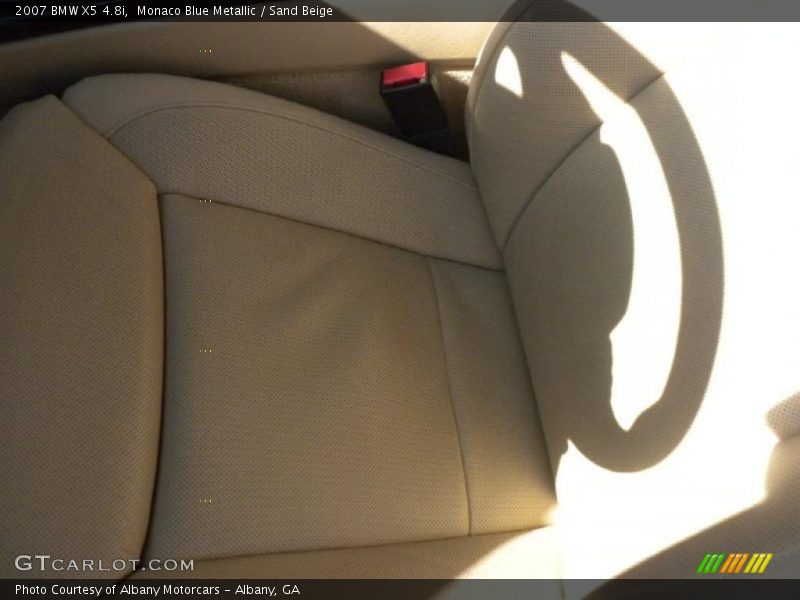 Monaco Blue Metallic / Sand Beige 2007 BMW X5 4.8i