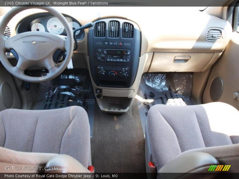 Midnight Blue Pearl / Sandstone 2003 Chrysler Voyager LX