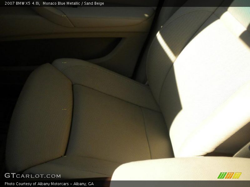 Monaco Blue Metallic / Sand Beige 2007 BMW X5 4.8i