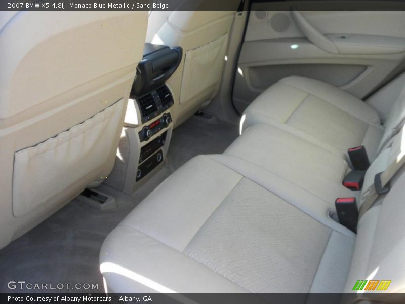 Monaco Blue Metallic / Sand Beige 2007 BMW X5 4.8i