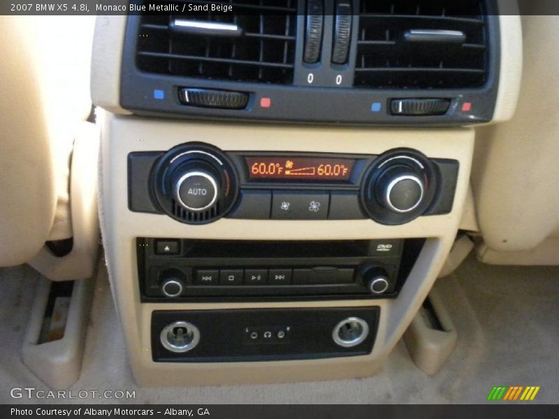 Monaco Blue Metallic / Sand Beige 2007 BMW X5 4.8i