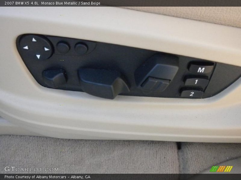 Monaco Blue Metallic / Sand Beige 2007 BMW X5 4.8i
