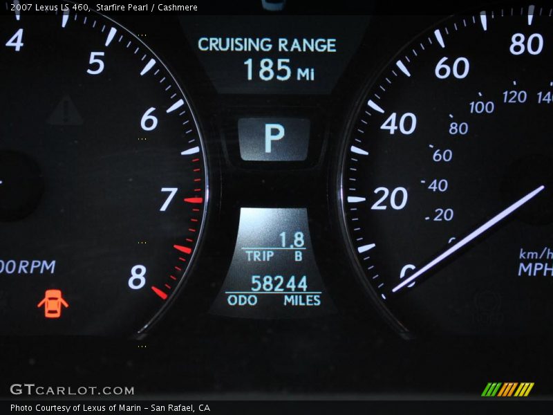 Starfire Pearl / Cashmere 2007 Lexus LS 460