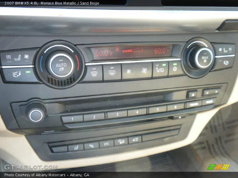 Monaco Blue Metallic / Sand Beige 2007 BMW X5 4.8i