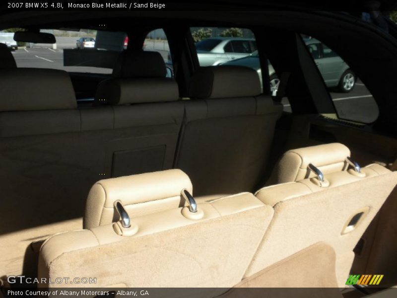 Monaco Blue Metallic / Sand Beige 2007 BMW X5 4.8i