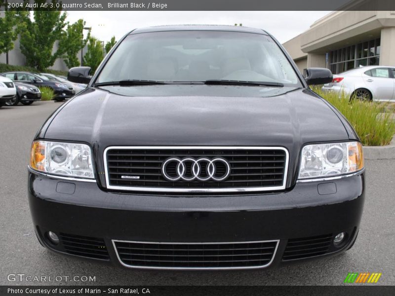 Brilliant Black / Beige 2004 Audi A6 3.0 quattro Sedan