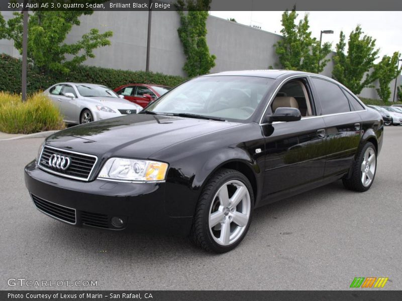 Brilliant Black / Beige 2004 Audi A6 3.0 quattro Sedan