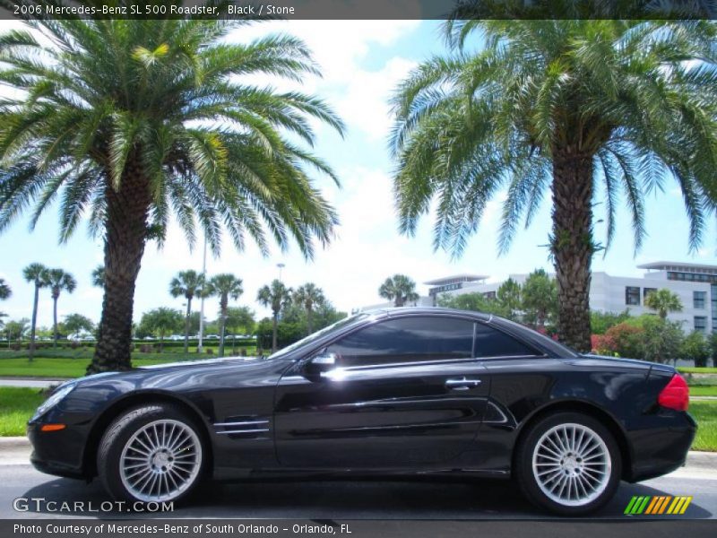 Black / Stone 2006 Mercedes-Benz SL 500 Roadster