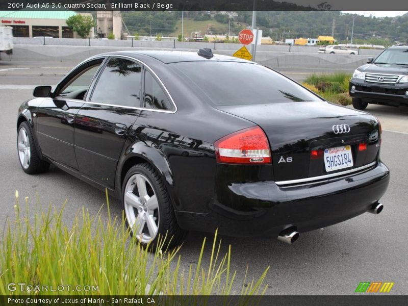 Brilliant Black / Beige 2004 Audi A6 3.0 quattro Sedan