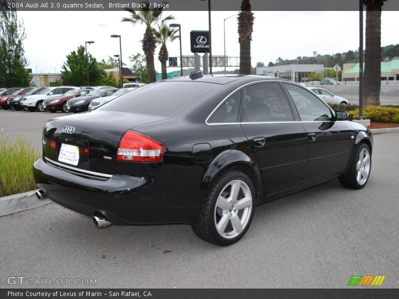 Brilliant Black / Beige 2004 Audi A6 3.0 quattro Sedan
