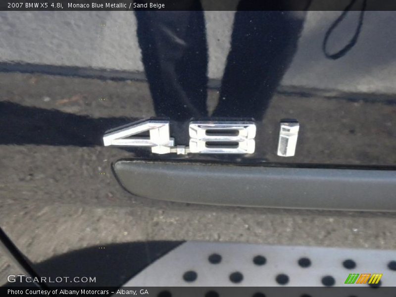 Monaco Blue Metallic / Sand Beige 2007 BMW X5 4.8i