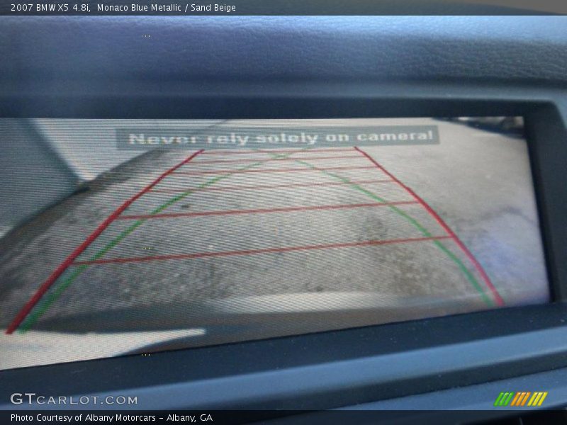 Monaco Blue Metallic / Sand Beige 2007 BMW X5 4.8i