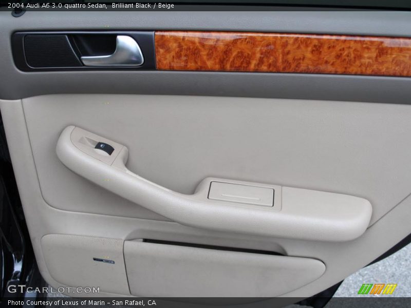 Brilliant Black / Beige 2004 Audi A6 3.0 quattro Sedan