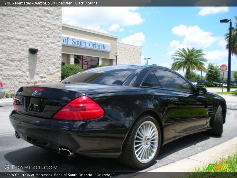 Black / Stone 2006 Mercedes-Benz SL 500 Roadster