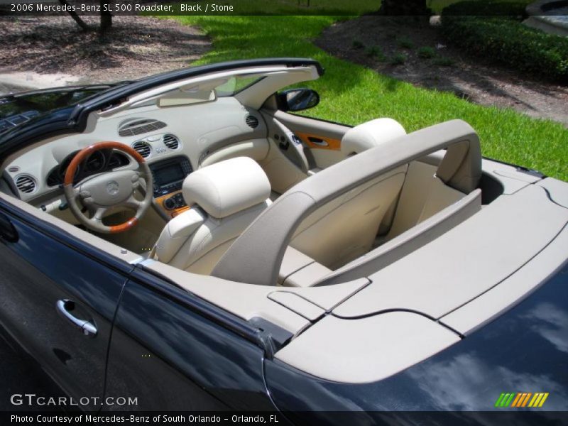 Black / Stone 2006 Mercedes-Benz SL 500 Roadster
