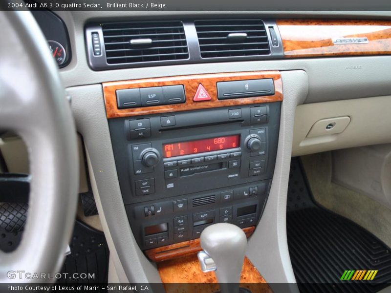Brilliant Black / Beige 2004 Audi A6 3.0 quattro Sedan