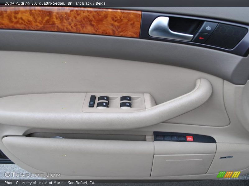 Brilliant Black / Beige 2004 Audi A6 3.0 quattro Sedan