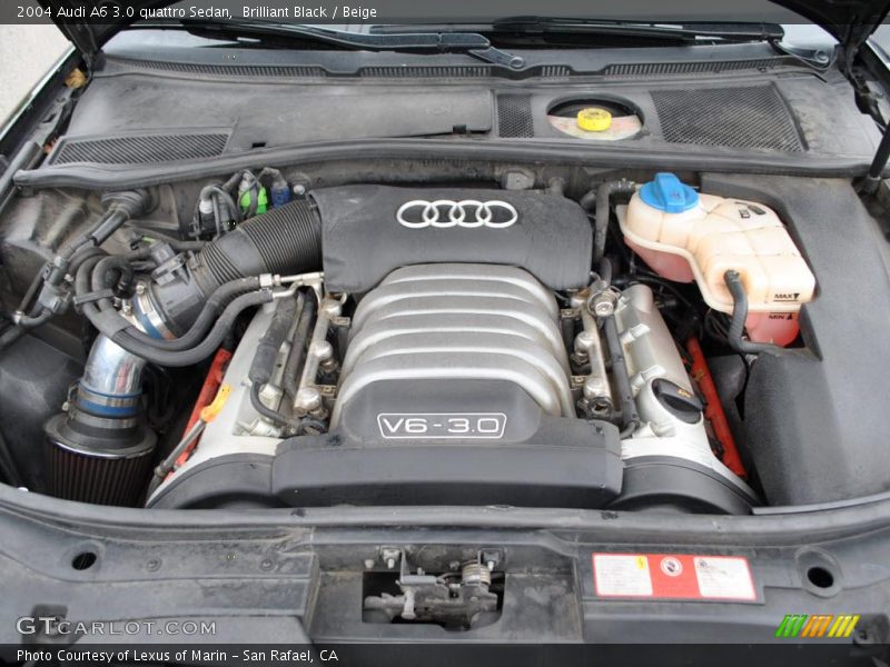 Brilliant Black / Beige 2004 Audi A6 3.0 quattro Sedan