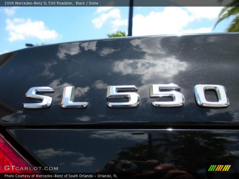 Black / Stone 2006 Mercedes-Benz SL 500 Roadster