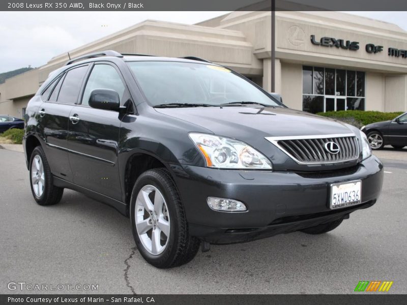 Black Onyx / Black 2008 Lexus RX 350 AWD