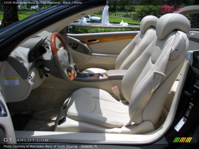 Black / Stone 2006 Mercedes-Benz SL 500 Roadster