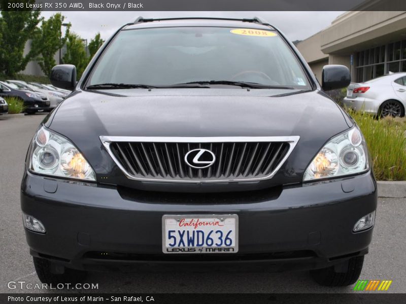 Black Onyx / Black 2008 Lexus RX 350 AWD