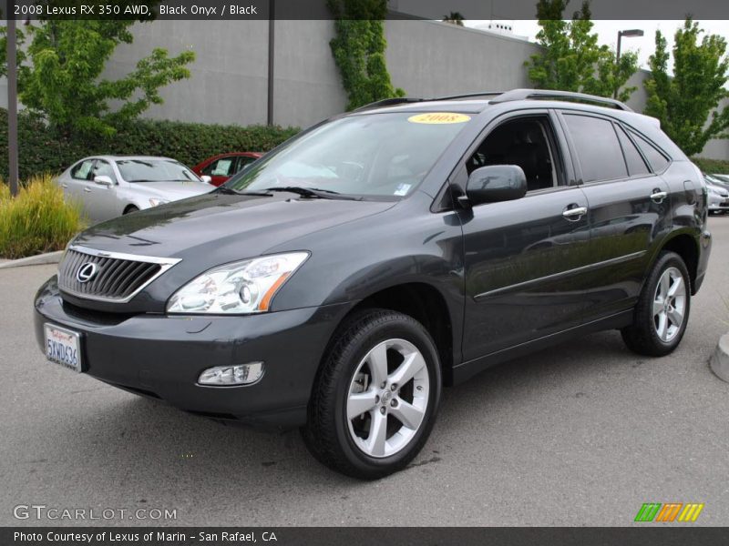 Black Onyx / Black 2008 Lexus RX 350 AWD