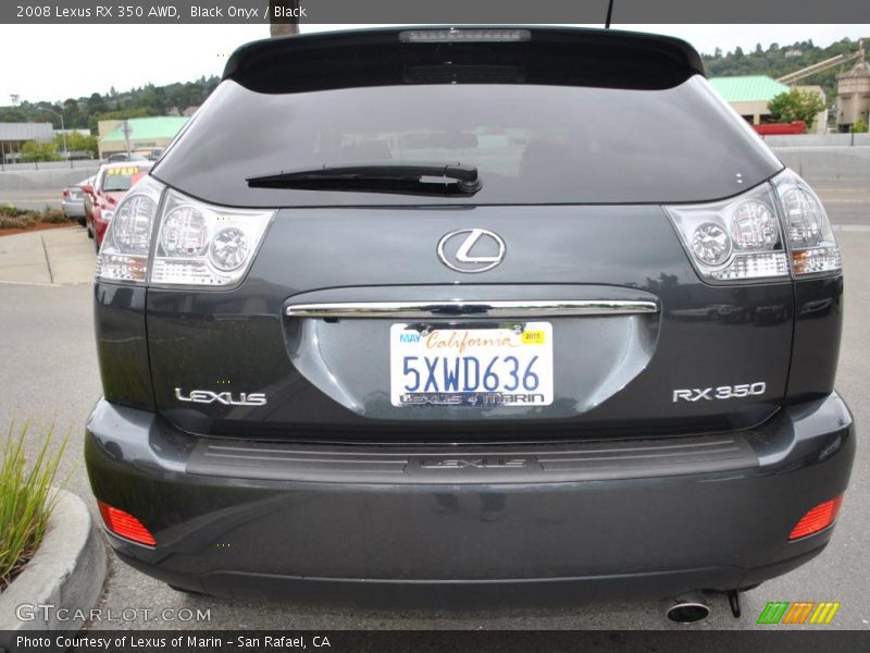 Black Onyx / Black 2008 Lexus RX 350 AWD