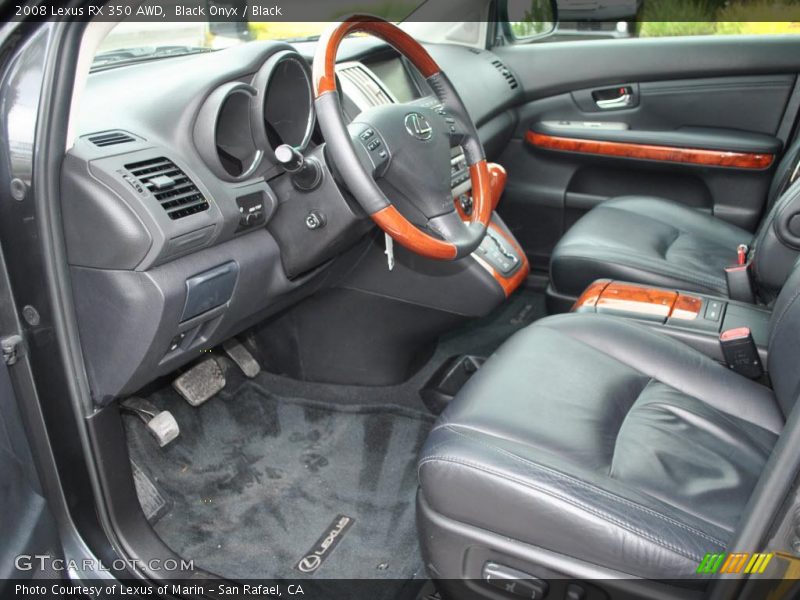 Black Onyx / Black 2008 Lexus RX 350 AWD