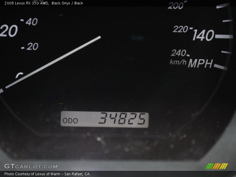 Black Onyx / Black 2008 Lexus RX 350 AWD