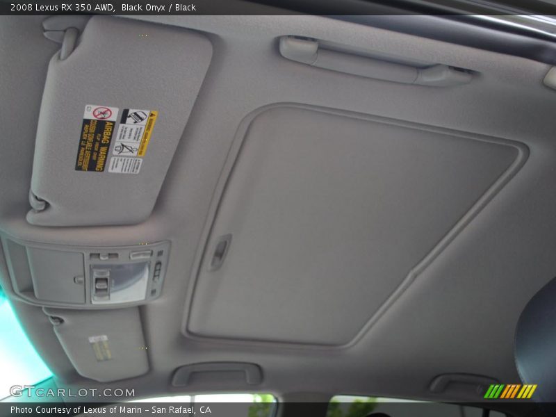 Black Onyx / Black 2008 Lexus RX 350 AWD