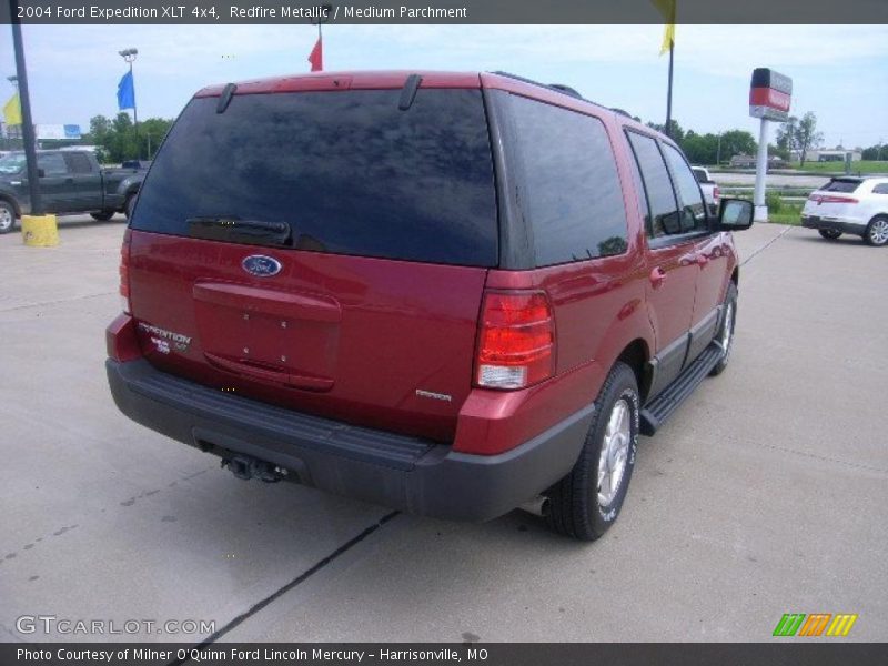 Redfire Metallic / Medium Parchment 2004 Ford Expedition XLT 4x4