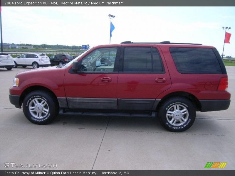 Redfire Metallic / Medium Parchment 2004 Ford Expedition XLT 4x4