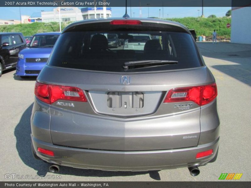 Carbon Gray Pearl / Ebony 2007 Acura RDX Technology