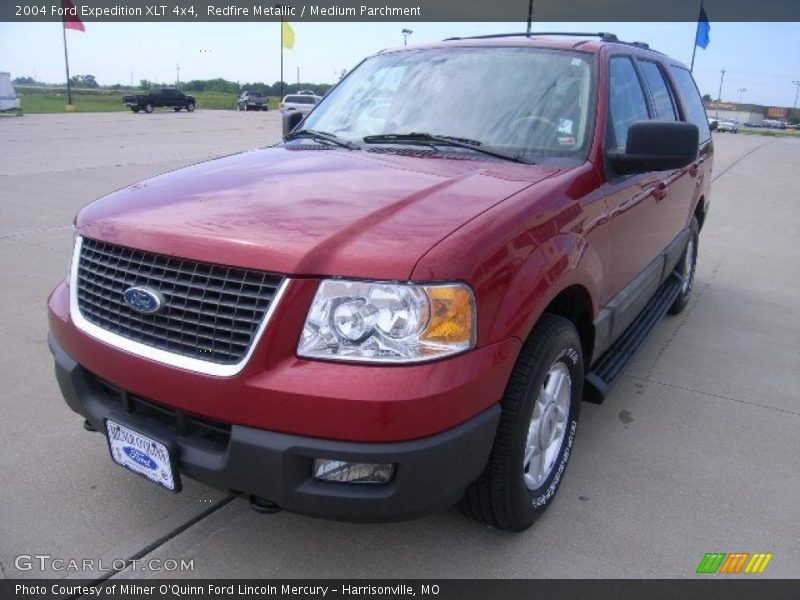 Redfire Metallic / Medium Parchment 2004 Ford Expedition XLT 4x4