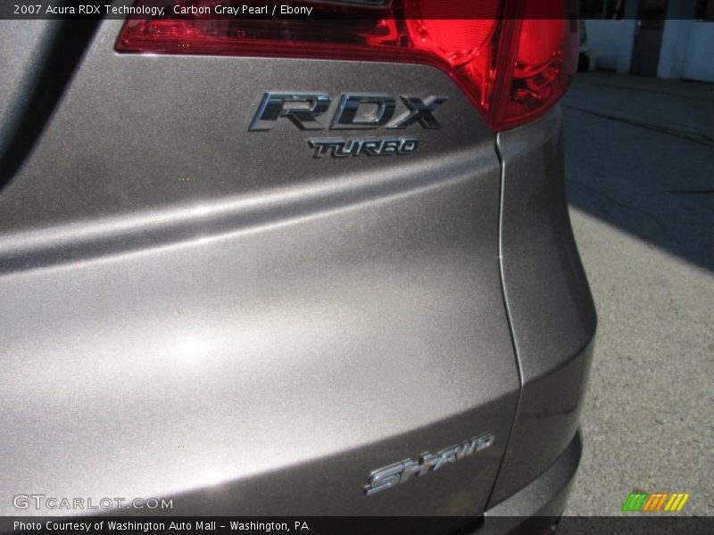 Carbon Gray Pearl / Ebony 2007 Acura RDX Technology