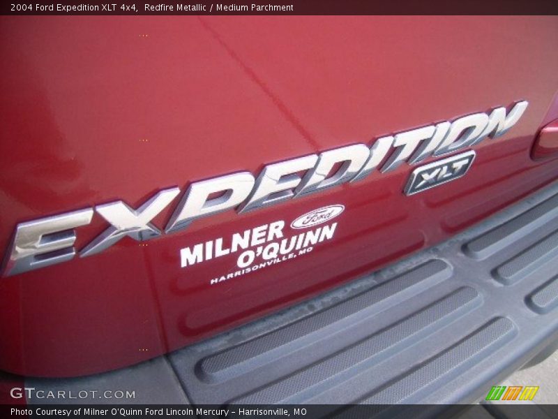Redfire Metallic / Medium Parchment 2004 Ford Expedition XLT 4x4