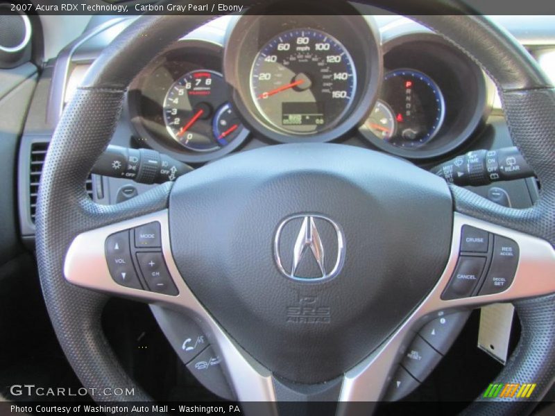Carbon Gray Pearl / Ebony 2007 Acura RDX Technology