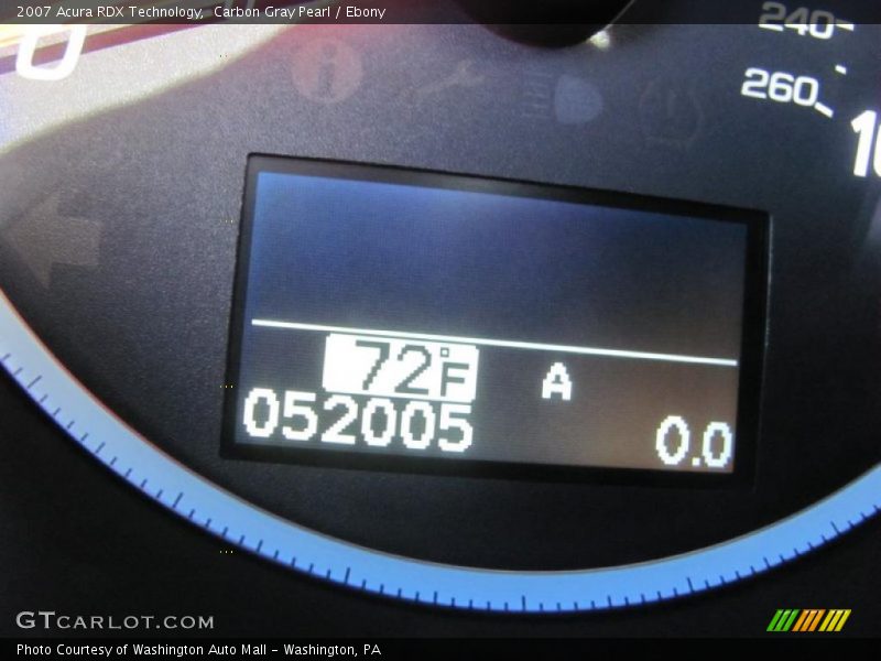 Carbon Gray Pearl / Ebony 2007 Acura RDX Technology
