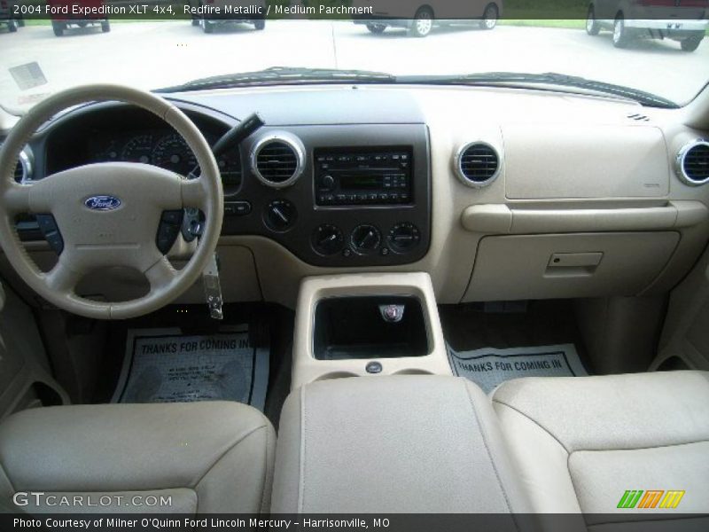 Redfire Metallic / Medium Parchment 2004 Ford Expedition XLT 4x4