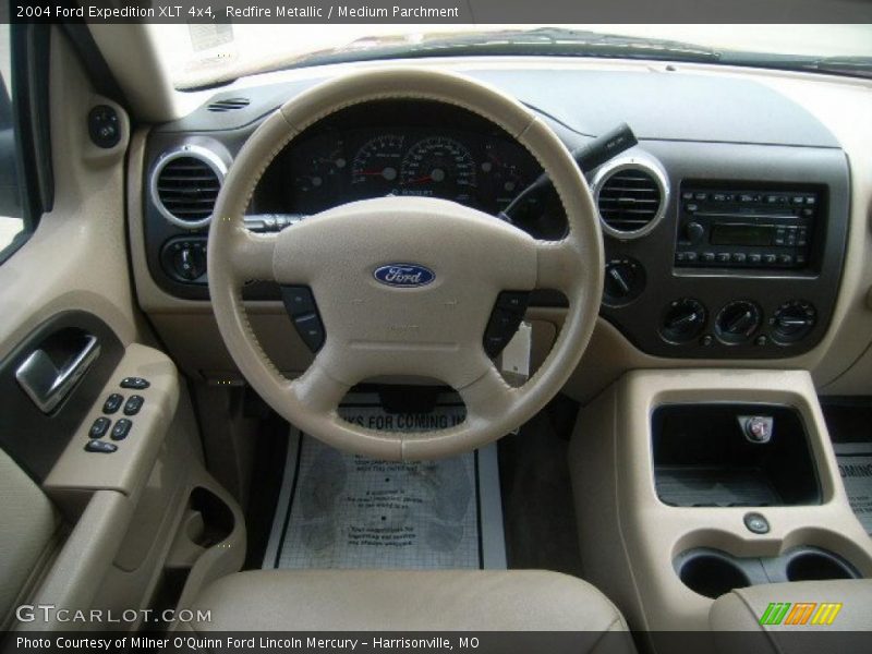 Redfire Metallic / Medium Parchment 2004 Ford Expedition XLT 4x4