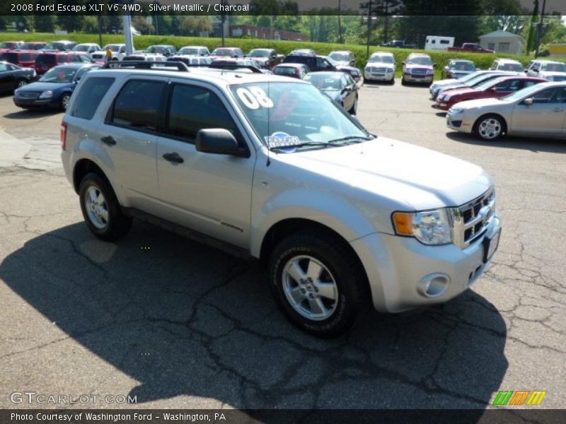 Silver Metallic / Charcoal 2008 Ford Escape XLT V6 4WD