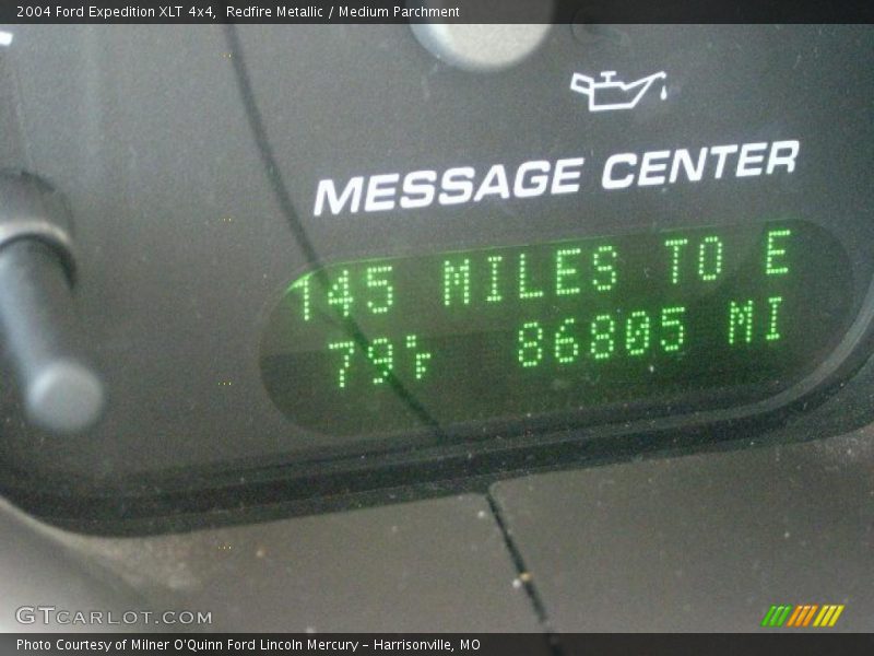 Redfire Metallic / Medium Parchment 2004 Ford Expedition XLT 4x4