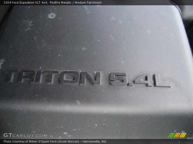 Redfire Metallic / Medium Parchment 2004 Ford Expedition XLT 4x4