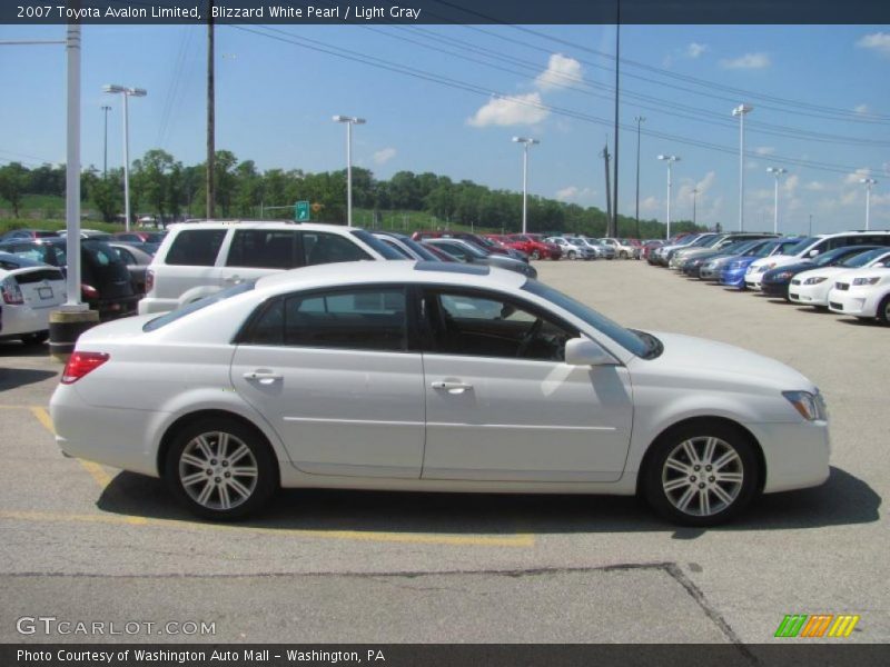 Blizzard White Pearl / Light Gray 2007 Toyota Avalon Limited